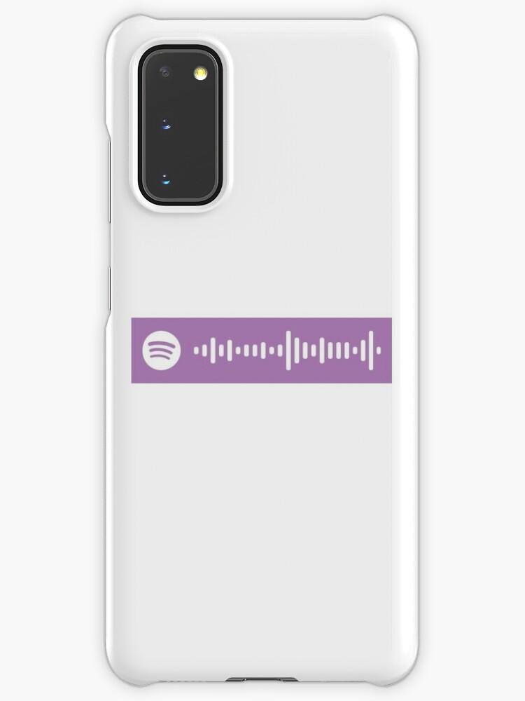 Prom Queen By Beach Bunny Spotify Code Case Skin For Samsung Galaxy By Giannaxsticker Redbubble - beach bunny prom queen roblox id code