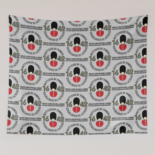 Item preview, Buttons in Threes - Scots Guards designed and sold by BlueRedBlue.