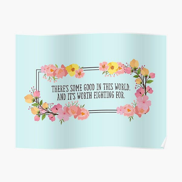 Samwise Zitat Poster