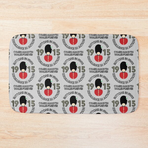 Item preview, Buttons in Fives - Welsh Guards designed and sold by BlueRedBlue.