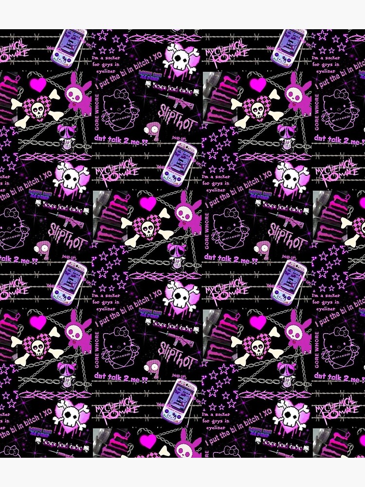 y2k scene aesthetic by elinguinness
