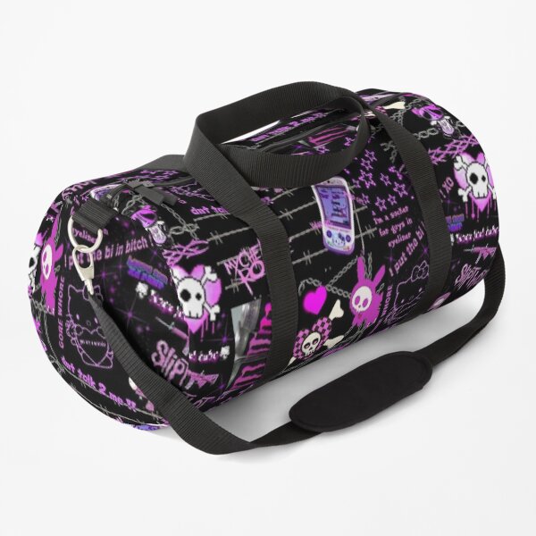 "y2k scene aesthetic" Duffle Bag by elinguinness Redbubble
