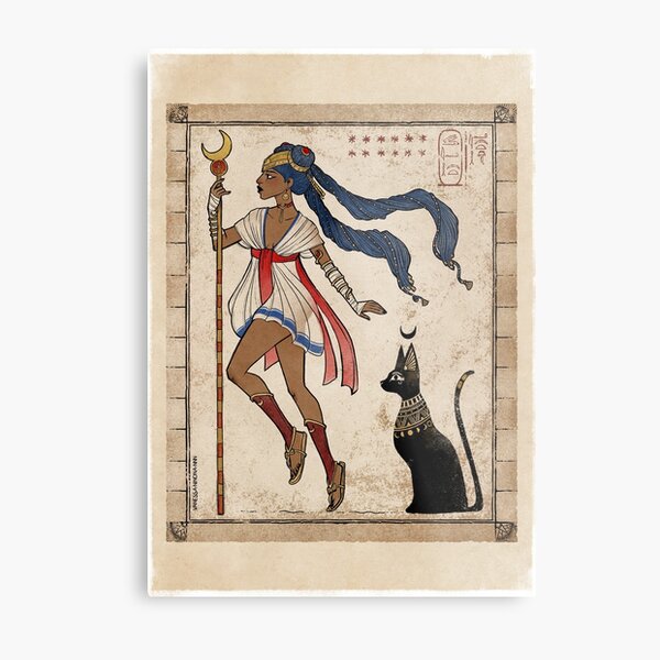 Sailor Moon Magical Kemet girl Metal Print