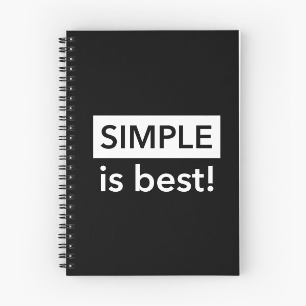 Item preview, Simple is best - Black Back designed and sold by crismk.