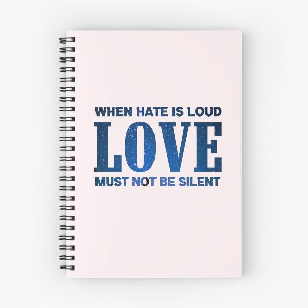 Item preview, When Hate is Loud Love Must Not Be Silent designed and sold by ELmezz.