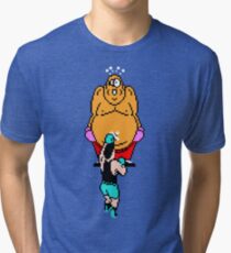 Punch Out King Hippo Tri-blend T-Shirt
