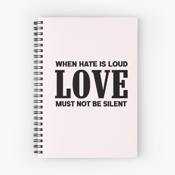 Item preview, When Hate is Loud Love Must Not Be Silent designed and sold by ELmezz.