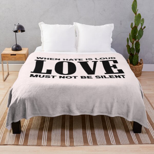 Item preview, When Hate is Loud Love Must Not Be Silent designed and sold by ELmezz.