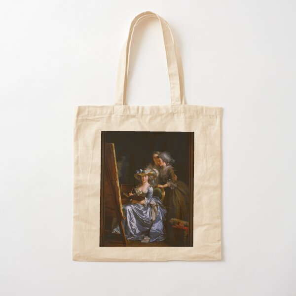 Adélaïde Labille-Guiard Self-Portrait with Two Pupils Cotton Tote Bag