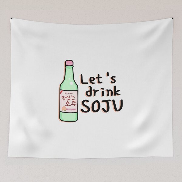 Item preview, Let's Drink SOJU! designed and sold by ethelion.