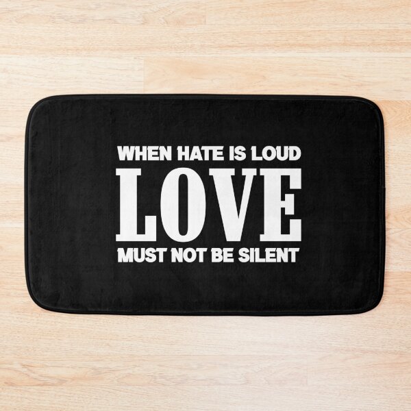 Item preview, When Hate is Loud Love Must Not Be Silent designed and sold by ELmezz.