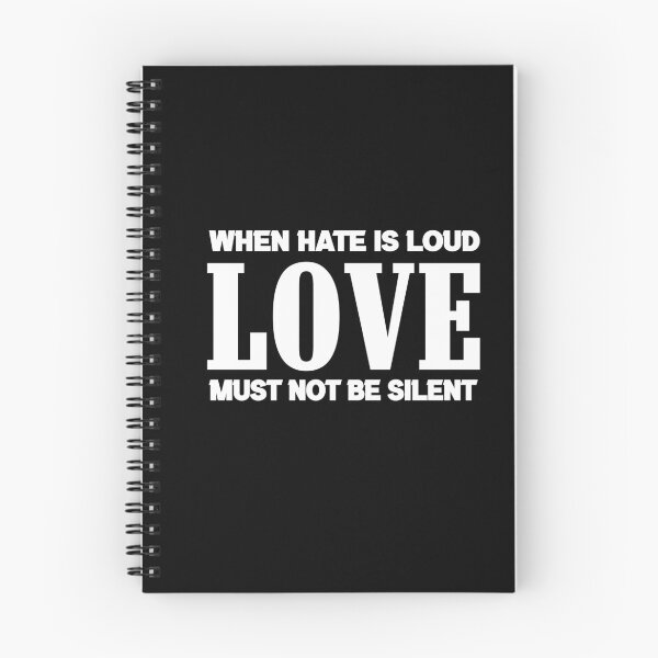 Item preview, When Hate is Loud Love Must Not Be Silent designed and sold by ELmezz.