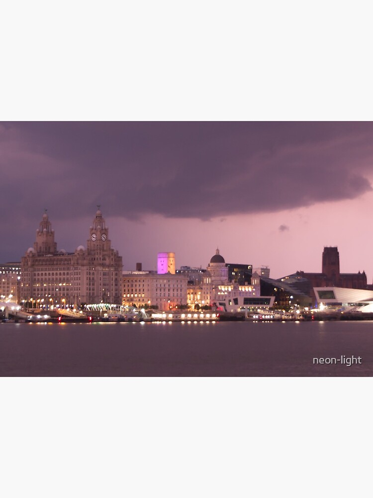 Spark of Lightning over Liverpool by neon-light