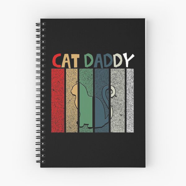 Item preview, iSalem Cat Daddy Vintage Eighties Style Cat Retro Distressed T-Shirt designed and sold by iSalem.