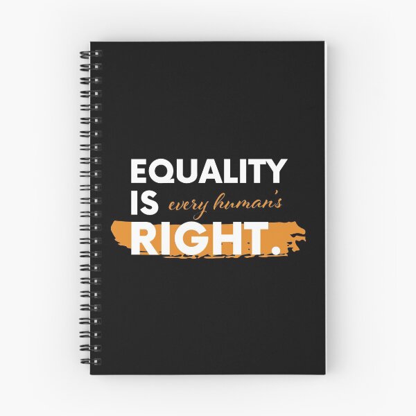 Item preview, Equality is every human's right - Black lives matter and social justice activism designed and sold by LookFrog.