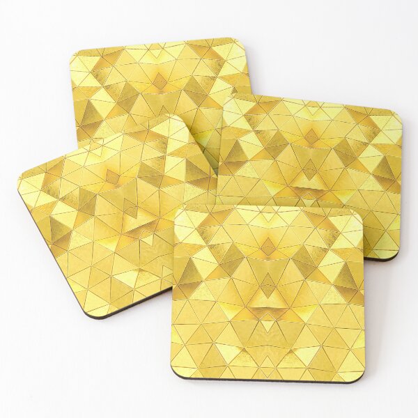 Item preview, Gold Shape Pattern Print Design designed and sold by Stan76.