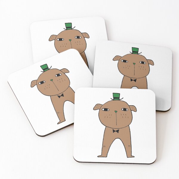 Item preview, Dapper Dog in Brown/Green designed and sold by cosmicmouse.