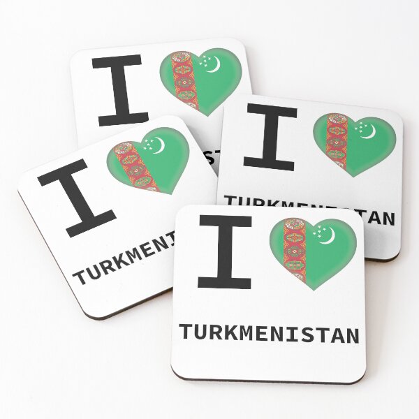 Item preview, I HEART TURKMENISTAN designed and sold by Mxdesign888.