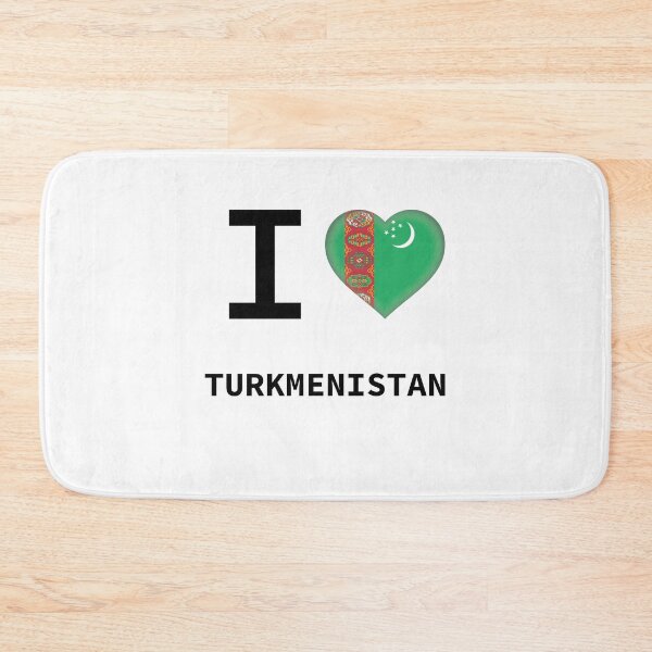 Item preview, I HEART TURKMENISTAN designed and sold by Mxdesign888.