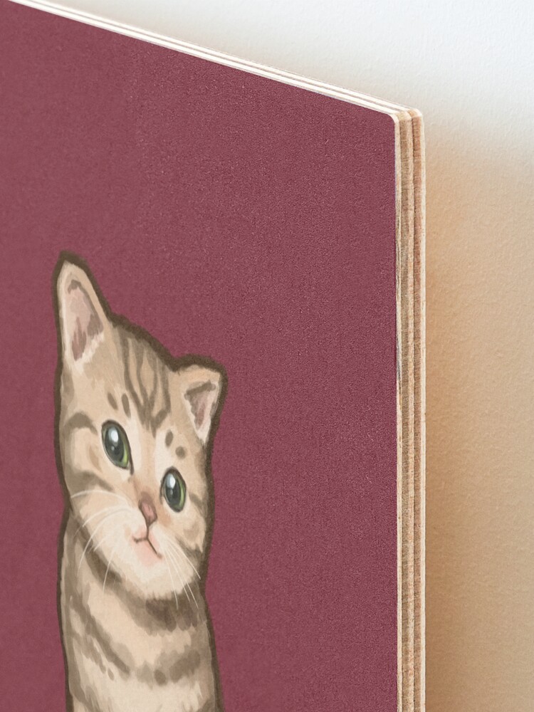 Alternative Ansicht von Bobo Kitteh Aufgezogener Druck