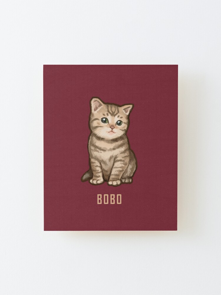 Alternative Ansicht von Bobo Kitteh Aufgezogener Druck
