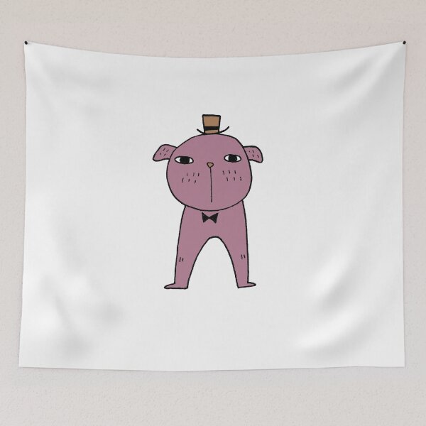 Item preview, Dapper Dog in Purple designed and sold by cosmicmouse.