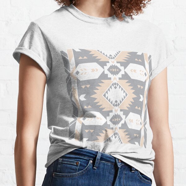 Aztec Geometric Vintage Pattern Native American Hawaiian Shirt, Cool Indian  Shirt