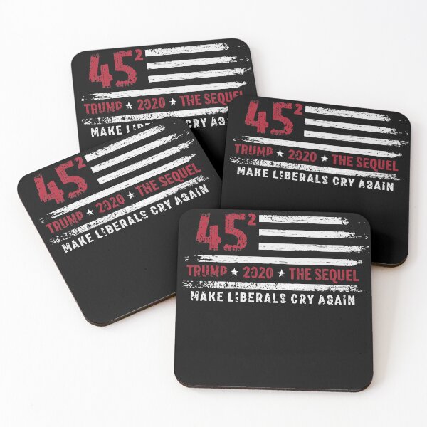 Item preview, Trump 2020 45 Squared Make Liberals Cry Again designed and sold by graphicmeyou.