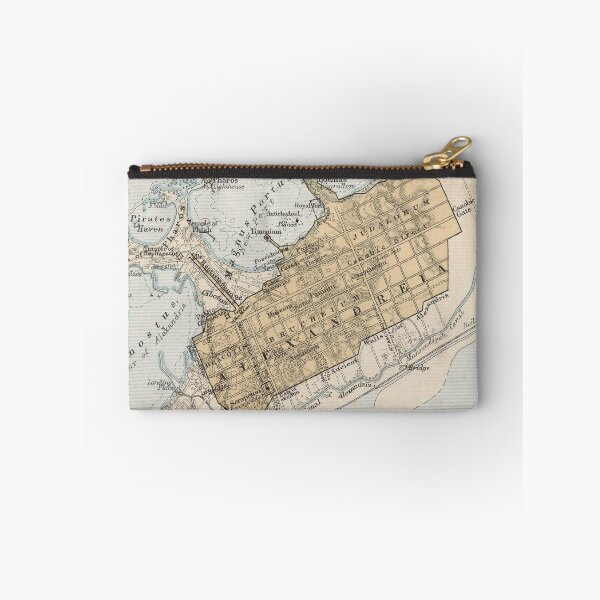 Item preview, Vintage Alexandria Egypt Map (1874) designed and sold by BravuraMedia.