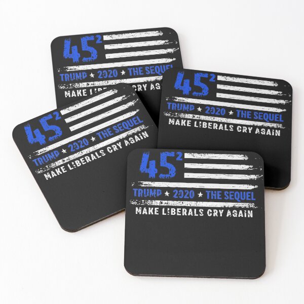 Item preview, Trump 2020 45 Squared Make Liberals Cry Again designed and sold by graphicmeyou.