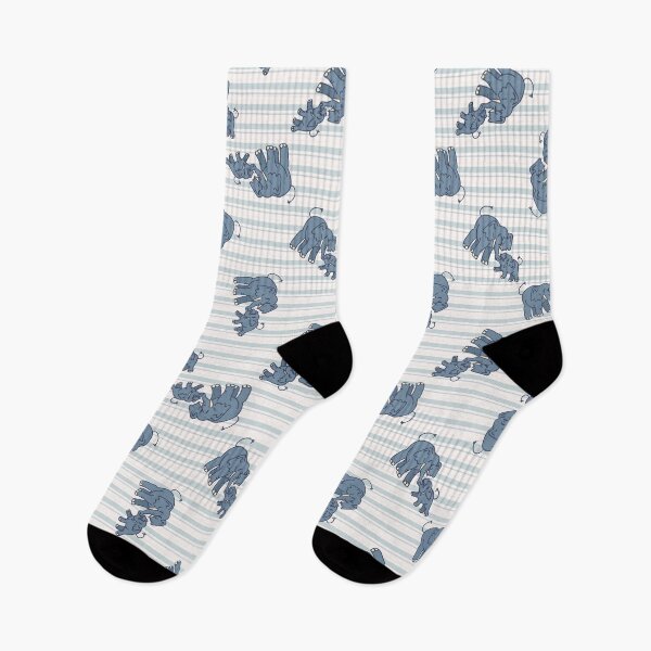 Item preview, Cute cartoon African elephant and baby animal. Kids trunked safari wildlife gender neutral baby. Kawaii zoo.  designed and sold by Limolida.