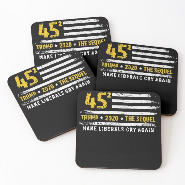 Item preview, Trump 2020 45 Squared Make Liberals Cry Again designed and sold by graphicmeyou.