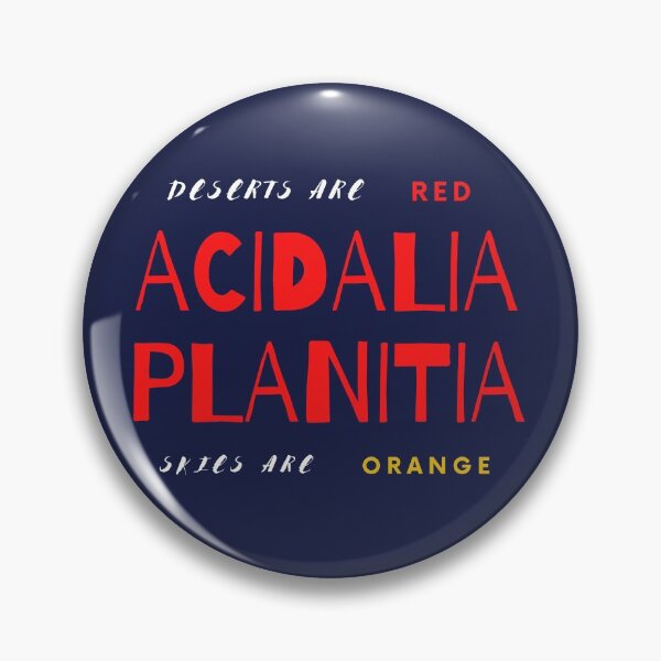 Item preview, Acidalia Planitia of Planet Mars. designed and sold by Geomoon.