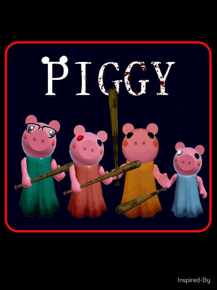 Roblox Game Piggy Family Portrait Greeting Card By Inspired By - smiles family roblox game