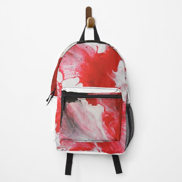 Item preview, Fluid art - Red, white, black designed and sold by themuseinspired.