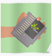 Vsauce outro NES cartridge Poster