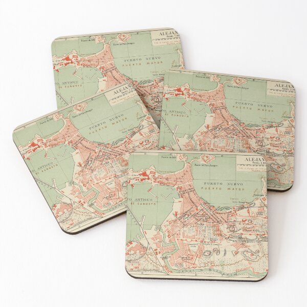 Item preview, Vintage Alexandria Egypt Map (1887) designed and sold by BravuraMedia.