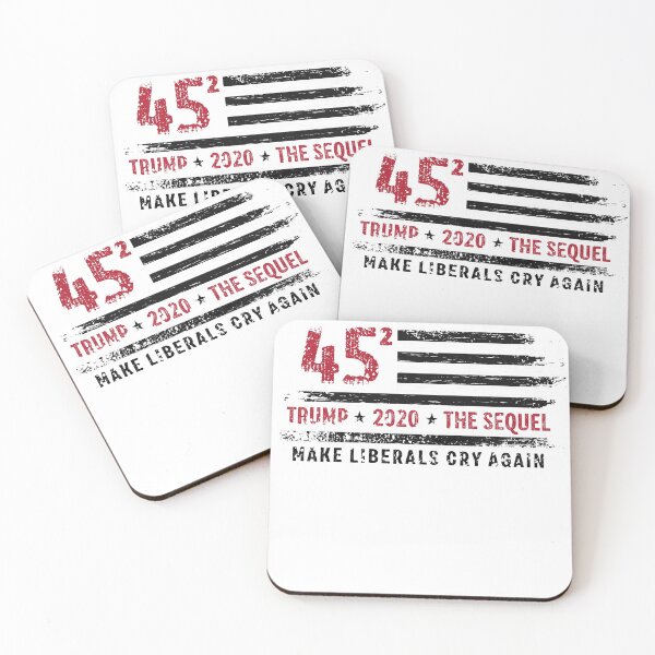 Item preview, Trump 2020 45 Squared Make Liberals Cry Again designed and sold by graphicmeyou.