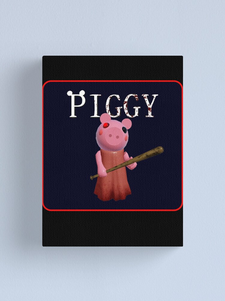 Lienzo Roblox Game Piggy Solo De Inspired By Redbubble - lienzos roblox juego redbubble