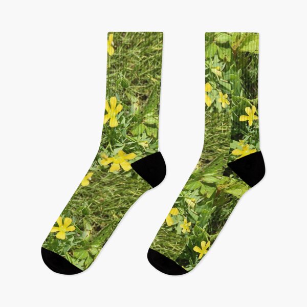 Item preview, Tiny Yellow Five Petaled Wildflowers   designed and sold by Amanda1775.