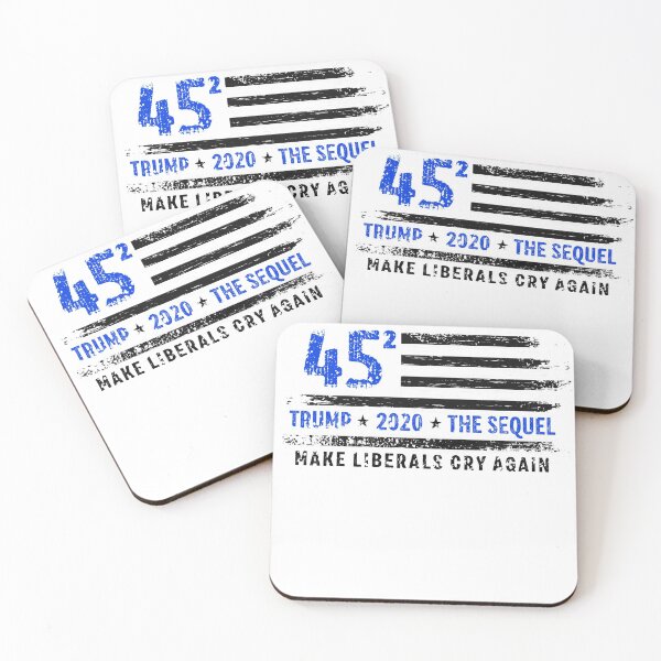 Item preview, Trump 2020 45 Squared Make Liberals Cry Again designed and sold by graphicmeyou.