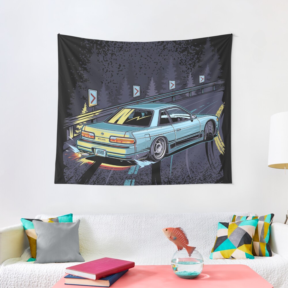 Silvia s13 touge drift Tapestry