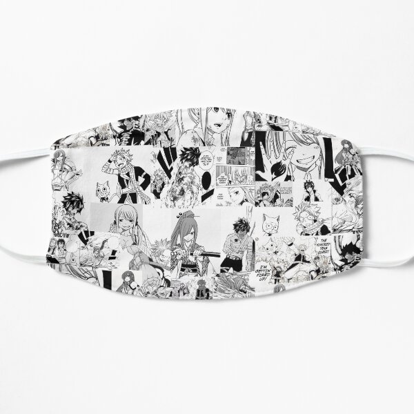 Fairy Tail Manga Collage Flat Mask
