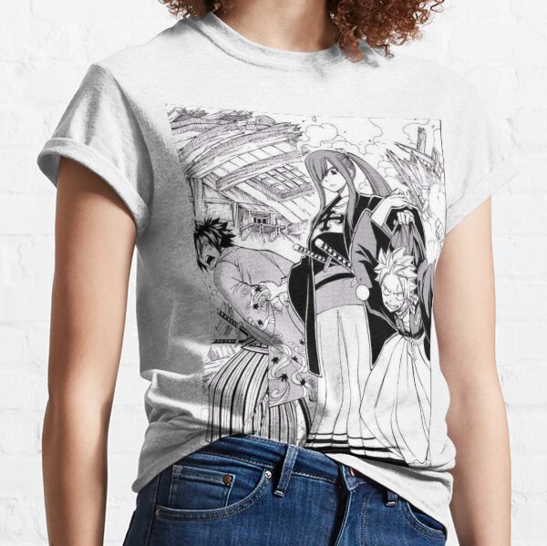 Collage de manga Fairy Tail Camiseta clásica