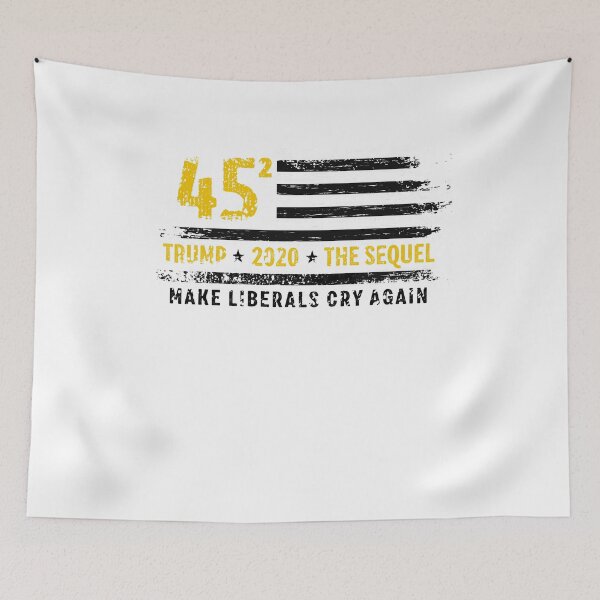 Item preview, Trump 2020 45 Squared Make Liberals Cry Again designed and sold by graphicmeyou.