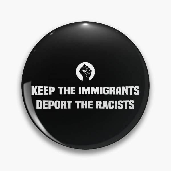 Item preview, Keep the Immigrants Deport the Racists , Democrat No Human Is Illegal designed and sold by kindxinn.