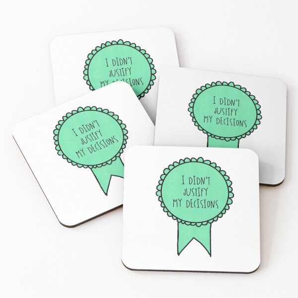 Item preview, I Didn't Justify My Decisions / Awards designed and sold by Nathalie Aynié.