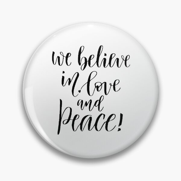 Item preview, We believe in love and peace designed and sold by worldion.