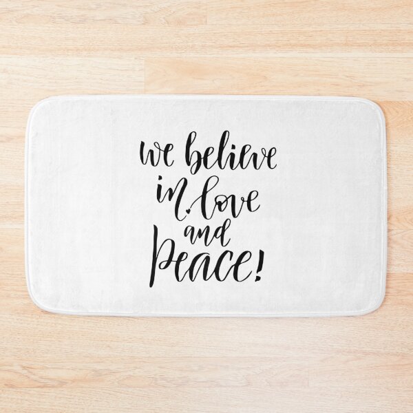 Item preview, We believe in love and peace designed and sold by worldion.