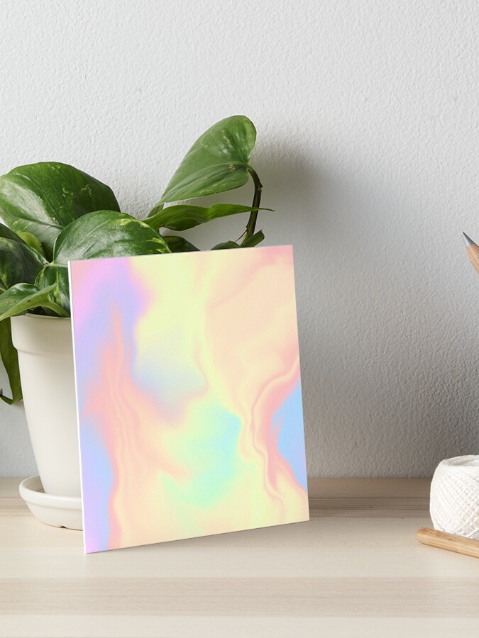 Unicorn Holographic paint Art Board Print for Sale by trajeado14